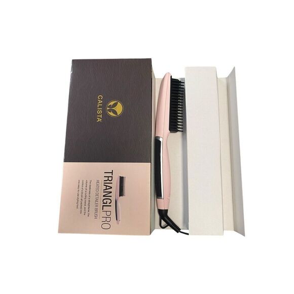 Calista Triangl Pro Heated Detailer Brush in Pink NIB - Picture 1 of 1